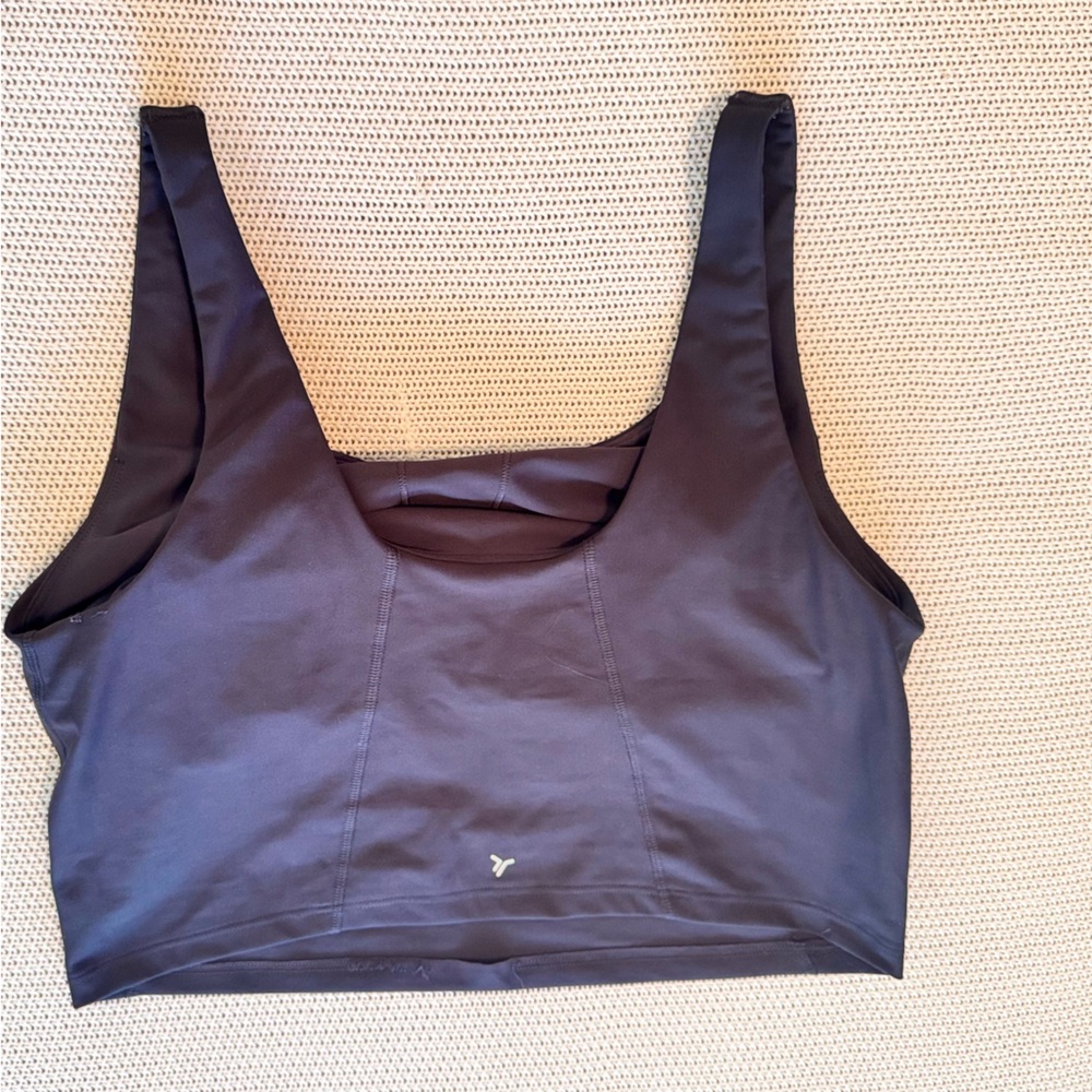 OLD NAVY Blue Light Support PowerSoft Longline Sports Bra w Removable Pads - Picture 6 of 16